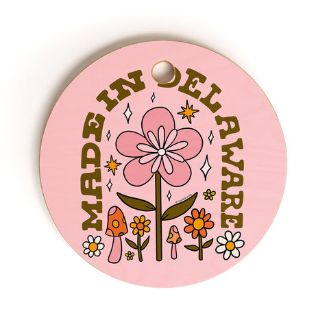 Doodle By Meg Made In Delaware Cutting Board Round
