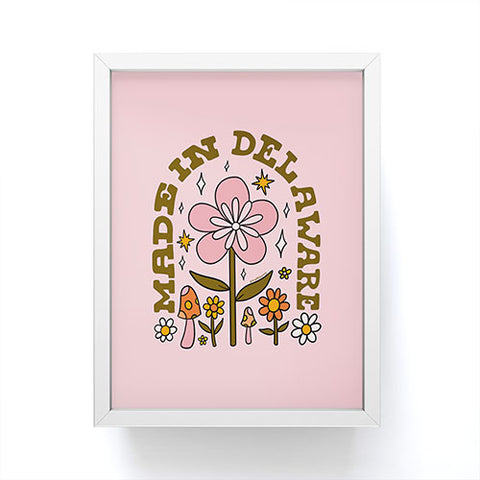 Doodle By Meg Made In Delaware Framed Mini Art Print