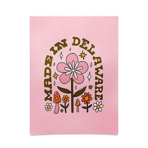 Doodle By Meg Made In Delaware Poster