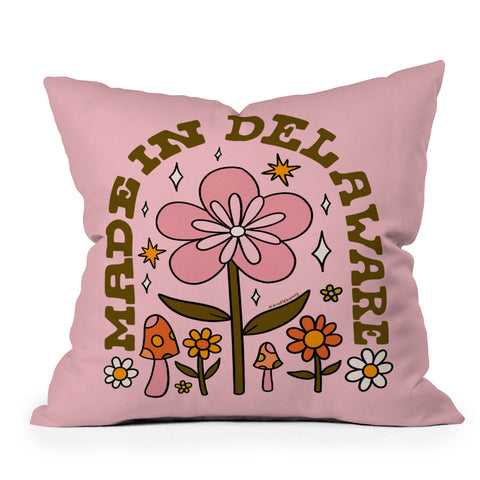 Doodle By Meg Made In Delaware Outdoor Throw Pillow