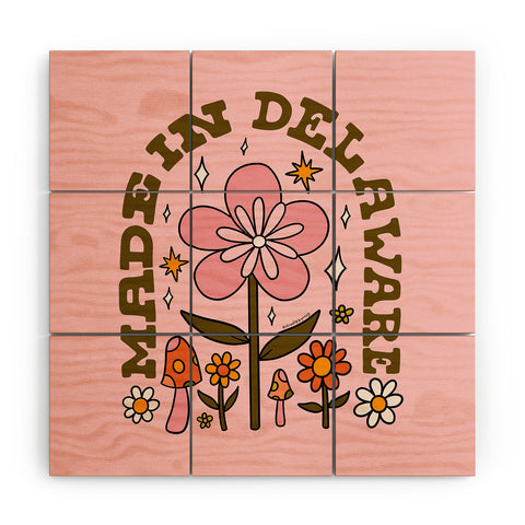 Doodle By Meg Made In Delaware Wood Wall Mural