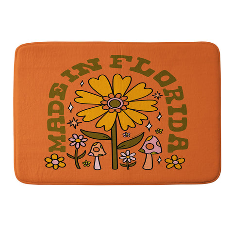 Doodle By Meg Made In Florida Memory Foam Bath Mat