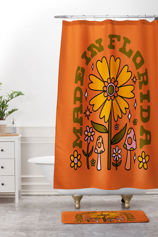 Doodle By Meg Made In Florida Shower Curtain And Mat