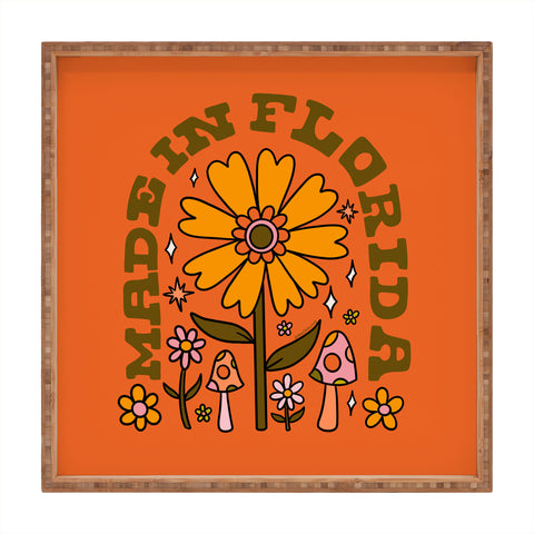Doodle By Meg Made In Florida Square Tray