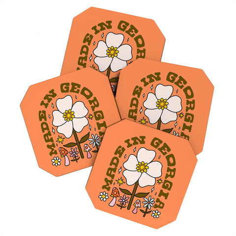 Doodle By Meg Made In Georgia Coaster Set