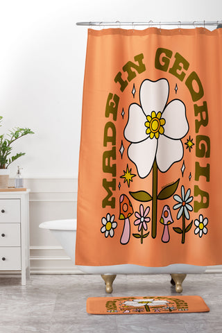 Doodle By Meg Made In Georgia Shower Curtain And Mat