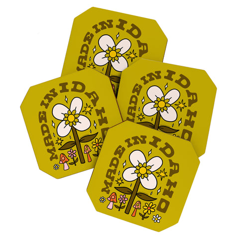 Doodle By Meg Made In Idaho Coaster Set