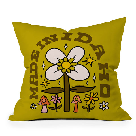 Doodle By Meg Made In Idaho Outdoor Throw Pillow