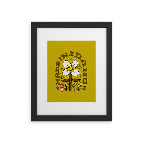 Doodle By Meg Made In Idaho Framed Art Print