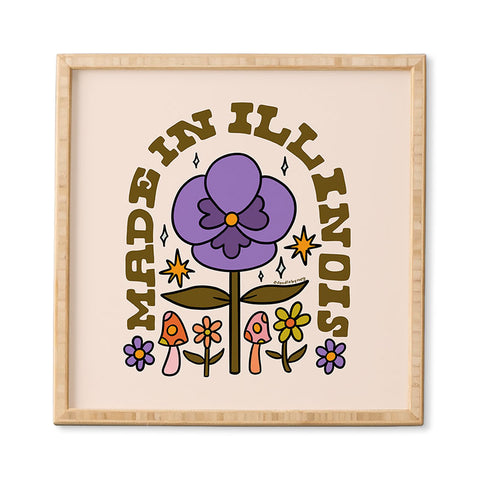 Doodle By Meg Made In Illinois Framed Wall Art
