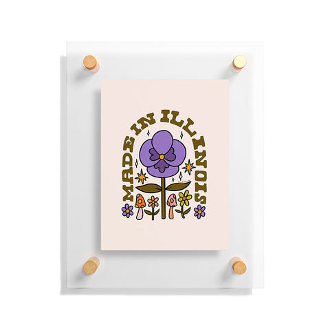 Doodle By Meg Made In Illinois Floating Acrylic Print