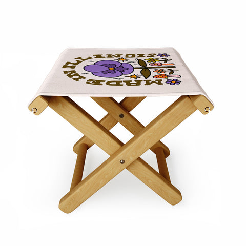 Doodle By Meg Made In Illinois Folding Stool