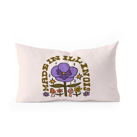 Doodle By Meg Made In Illinois Oblong Throw Pillow