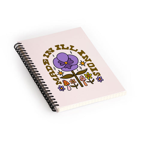 Doodle By Meg Made In Illinois Spiral Notebook