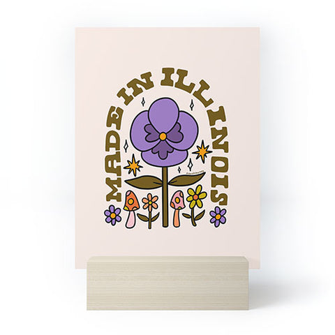 Doodle By Meg Made In Illinois Mini Art Print