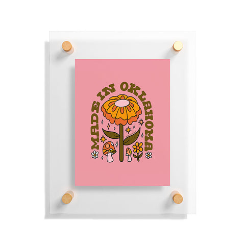 Doodle By Meg Made In Oklahoma Floating Acrylic Print