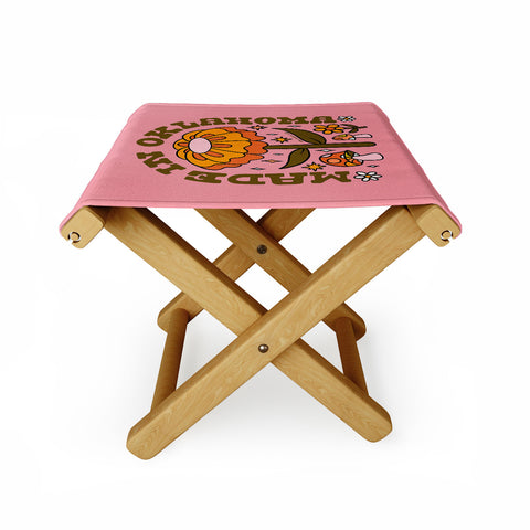 Doodle By Meg Made In Oklahoma Folding Stool