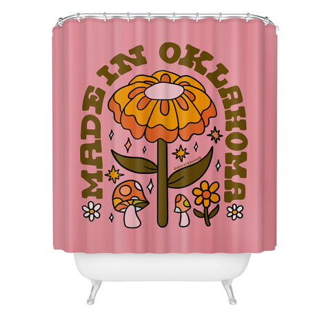Doodle By Meg Made In Oklahoma Shower Curtain