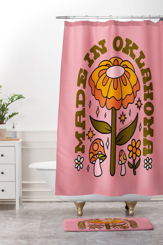 Doodle By Meg Made In Oklahoma Shower Curtain And Mat