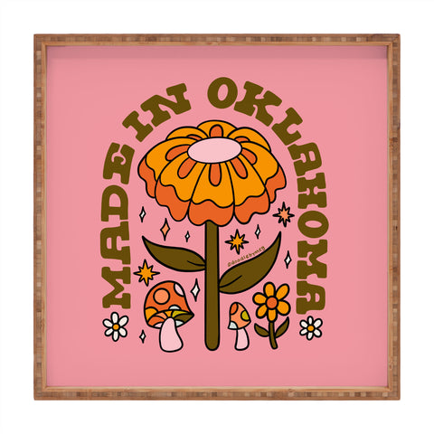 Doodle By Meg Made In Oklahoma Square Tray