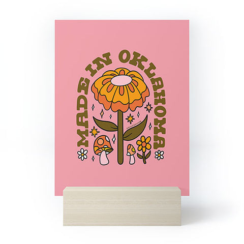 Doodle By Meg Made In Oklahoma Mini Art Print