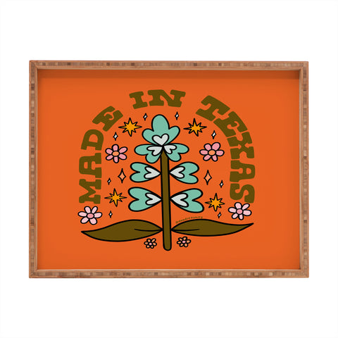 Doodle By Meg Made In Texas Rectangular Tray