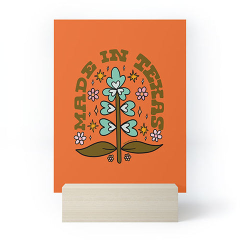 Doodle By Meg Made In Texas Mini Art Print