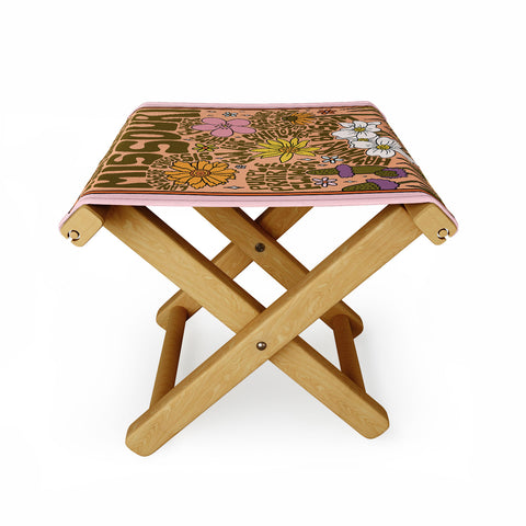 Doodle By Meg Missouri Wildflowers Folding Stool