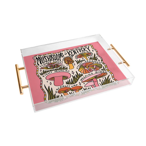 Doodle By Meg Mushrooms of Kentucky Acrylic Tray