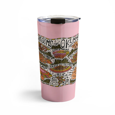 Doodle By Meg Mushrooms of Oklahoma Travel Mug