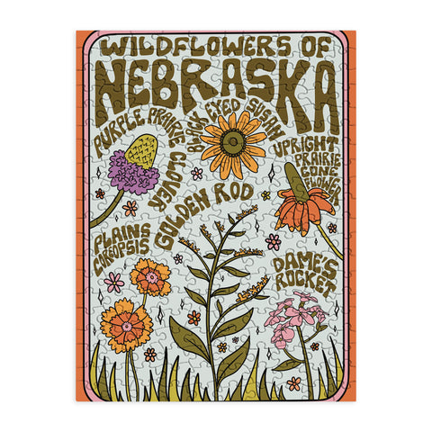 Doodle By Meg Nebraska Wildflowers Puzzle