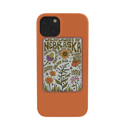 Doodle By Meg Nebraska Wildflowers Phone Case
