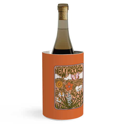 Doodle By Meg New Mexico Wildflowers Wine Chiller