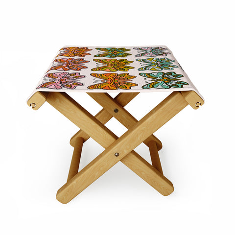 Doodle By Meg Rainbow Butterflies Folding Stool
