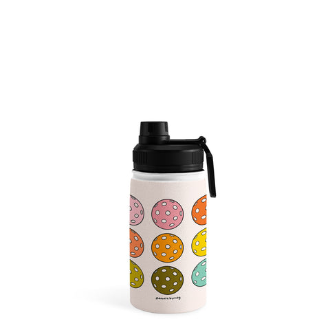 Doodle By Meg Rainbow Pickleballs Water Bottle