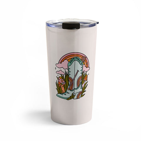Doodle By Meg Sagittarius Cowboy Boot Travel Mug