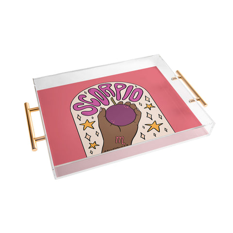 Doodle By Meg Scorpio Passion Fruit Acrylic Tray