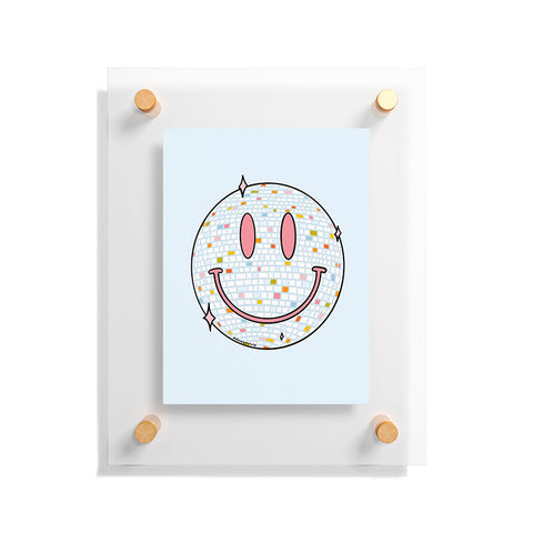 Doodle By Meg Smiley Disco Ball Floating Acrylic Print