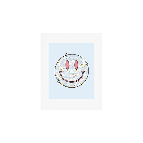 Doodle By Meg Smiley Disco Ball Art Print