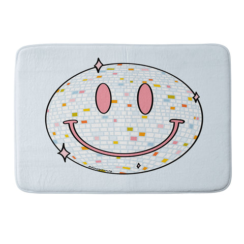 Doodle By Meg Smiley Disco Ball Memory Foam Bath Mat