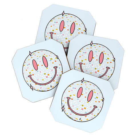 Doodle By Meg Smiley Disco Ball Coaster Set