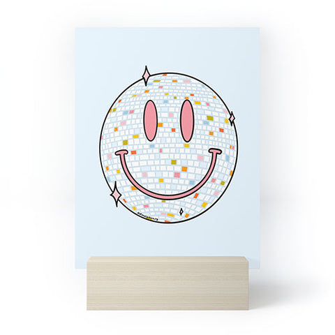 Doodle By Meg Smiley Disco Ball Mini Art Print
