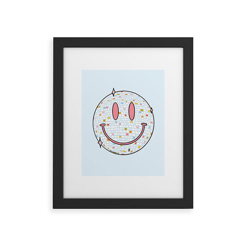 Doodle By Meg Smiley Disco Ball Framed Art Print
