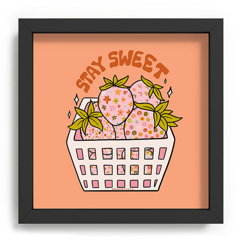 Doodle By Meg Stay Sweet Recessed Framing Square