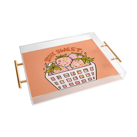 Doodle By Meg Stay Sweet Acrylic Tray