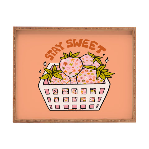 Doodle By Meg Stay Sweet Rectangular Tray