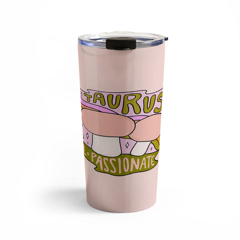 Doodle By Meg Taurus Mushroom Travel Mug