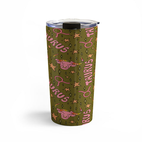 Doodle By Meg Taurus Print Travel Mug