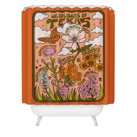 Doodle By Meg Texas Wildflowers Shower Curtain