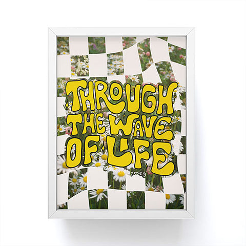 Doodle By Meg Through the Wave of Life Framed Mini Art Print